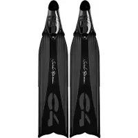 C4 Freediving Umberto Pelizzari Soft Freediving Fins Zwart EU 39-40
