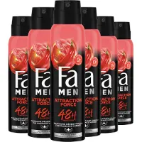 Fa Men Sport Energy Boost - 6 x 150 ml - voordeelverpakking Deodorant