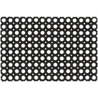 vidaXL Deurmat rechthoekig 40x60 cm rubber
