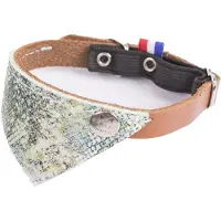 Martin halsband kat malibu groen/bruin - 30x1 cm