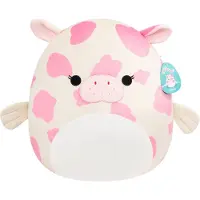 Squishmallows - Large Plush 40cm Mondy - Hot Pink And White Sea Cow