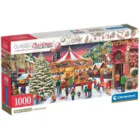 Clementoni PZL 1000 PANORAMA CHRISTMAS VILLAGE 2024 COMPACT