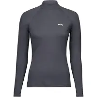POC Layer Merino Mock Neck Jersey, thermoshirt, dames, donkergrijs