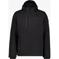 Kjelvik gewatteerde heren softshell jas zwart maat XXXL