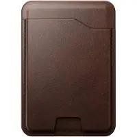 Nomad Leather Mag Wallet met Apple Find My Tracking - Brown
