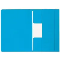 Jalema Secolor kartonnen 3-klepsmap blauw folio XL (10 stuks)