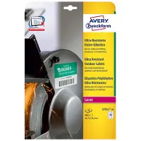 Avery ultra resistente etiketten voor buiten ft 45,7 x 21,2 mm (b x h), doos van 480 etiketten
