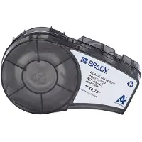 Brady M21-18-423 tape polyester zwart op wit 25,40 mm x 19,05 mm (origineel)