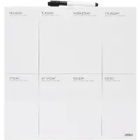 Desq frameless weekplanbord 35 x 35 cm