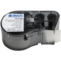 Brady M-49-498 herpositioneerbare vinylweefsel labels 25,4 mm x 25,4 mm (origineel)