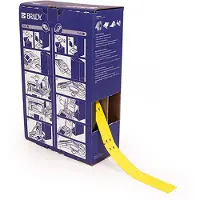 Brady BM-10x75-348-YL polyolefin tags geel 10 mm x 75 mm origineel