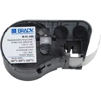 Brady M-91-498 herpositioneerbare vinylweefsel labels | 25,4mm x 38,1mm