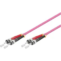 GOOD CONNECTIONS 20m ST/ST InfiniBand en Glasvezelkabel Violet