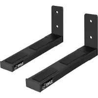 Pyle Speaker Muurbeugels – Set van 2, Verstelbare Stalen Armen (17–30 cm), Geschikt voor Soundbars & Luidsprekers tot 50 kg – Inclusief Montagemateriaal