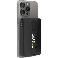 Surge Draadloze Powerbank 10.000 mAh - Geschikt voor MagSafe - 15W Draadloos & 22.5W USB-C Snellader - Met Smartwatch Lader & Standaard - LED Display - Voor Noodpakket