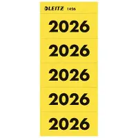 Leitz jaartal etiketten 2026 25,5 x 60 mm zelfklevend geel (100 stuks)