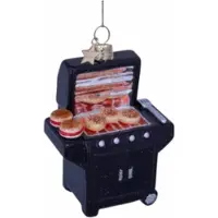 Vondels Kerstornament Glass Black Modern Bbq 9,5 cm
