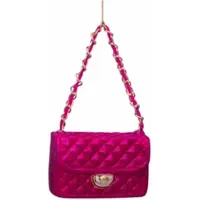 Vondels Kerstornament Glass Raspberry Allover Glitter Fashion Bag 5,5 cm