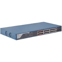 Hikvision DS-3E1326P-EI(B) 24-poorts Fast Ethernet Slimme POE Switch