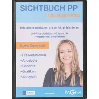 Pagna 21011-01, Project folder, A4, Polypropyleen (PP), Zwart, 40 vel, 20 vakken