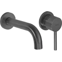REA Lungo +Box - Verborgen Wastafelkraan - Titanium - 16X15X11Cm