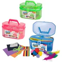 Toi-Toys Knutselset in Bewaarkoffer Groen