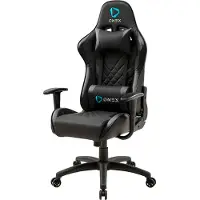 Onex PVC; Nylonwielen; Metaal | Gamingstoelen | GX220 AIR | Zwart