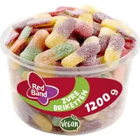 Red Band zure briketten snoep - zure mix - silo 200 St