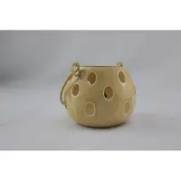 Mansion Atmosphere Lantaarn Beige 11x11x8,5cm Bruin bruin Metaal Mansion Atmosphere