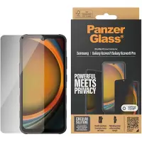PanzerGlass Privacy Ultra-Wide Fit Anti-Bacterial Screenprotector incl. applicator voor de Samsung Galaxy Xcover 7 / 6 Pro