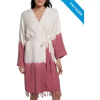 Lalay Dip dye badjas dusty rose van Lalay