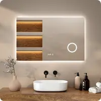 Mirlux Badkamerspiegel met LED Verlichting & Verwarming – 110x70CM