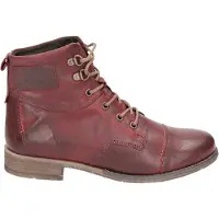 Ara - 1250030 - Hoge sneakersVeterbootsDames veterschoenenDames sneakersHalf-hoge schoenen - Kleur: Rood - Maat: 40.5