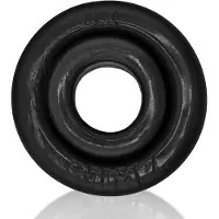 Oxballs - Rimz Softlips - Siliconen/TPR Cockring - Zwart