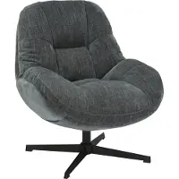 Molecule fauteuil met draaivoet antraciet 818AN modern design stoel