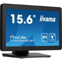 Iiyama T1633MSC-B1: monitor, 39,5 cm (15,6"), model T1633MSC-B1, beeldverhouding 16:9, met capacitief touchscreen, HDMI-, DisplayPort- en USB-aansluitingen, retail uitvoering