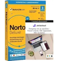 Norton 360 Deluxe – 3 Apparaten + Jottacloud Extra