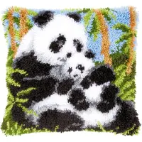 Knooppakket - kussen - panda's
