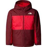 The North Face Freedom Insulated Ski- en snowboardjas jongens Rood dessin 140
