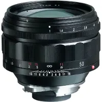 Voigtländer Nokton 50mm F/1 ASPH Leica M Mount zwart