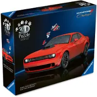 Ravensburger - Iconics: Dodge Challenger R/T Scat Pack Widebody - 3D Puzzel - 108 Stukjes - Bouwset voor kinderen vanaf 8 jaar