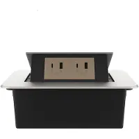 Livolo  | Zilver | 2 | Pop-Up Stekkerdoos | Push | Inbouw | USB/USB-C