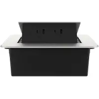 Livolo  | Zilver | 2 | Pop-Up Stekkerdoos | Push | Inbouw | USB/USB-C