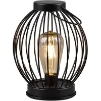 TRIO Wand- en tafellamp Solar | Merida | Rond | 2700K | Zwart | IP44