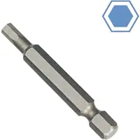 Boni-Shop® Zeskantsleutel 3mm zeskantsleutel van S2-staal met 1/4 inch aandrijving voor Professioneel en Hobby Gebruik – Duurzaam, Precisie en Veiligheid door