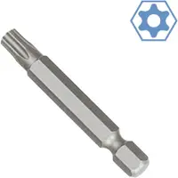 Boni-Shop® High-Performance zeskant Bit TT10 with Hole, 50mm Length, S2 Steel, 1/4 Inch Drive for Precise Screwwork and Long-Lasting Durability - Ideal for Professional and DIY Use