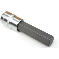 Boni-Shop® Robuuste zeskantsleutel Dop 1/2 inch H14 – Lange Uitvoering van S2 Gereedschapsstaal met 140mm Lengte voor Precisie, Stabiliteit en Efficiëntie bij Moeilijk Bereikbare Schroefverbindingen