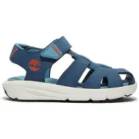 Timberland Timberlandunisex voor kinderen. TB0A6FBTL791 Sandalen Motion Blauw (22), Plat, Klittenband, Casual, kinderkleding