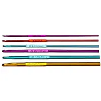 Pony haaknaalden set - aluminium - 2,5 tot 6 mm