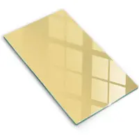 Wallfluent Glazen Snijplanken - Geel Snijplanken Glas - 30 cm x 52 cm - Geel Snijplanken van Glas - Glazen Hakplank - Snijplank van Glas met Print - Antislip Keuken Snijplank Glas